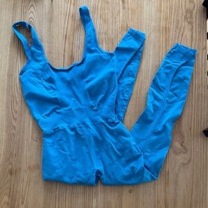 Free people good karma Blue Sleeveless Jumpsuit